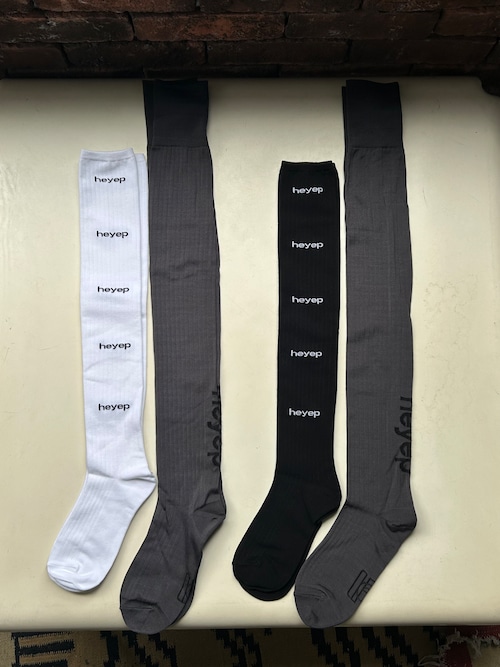 HEYEP  Layered Over Knee Socks  2pset