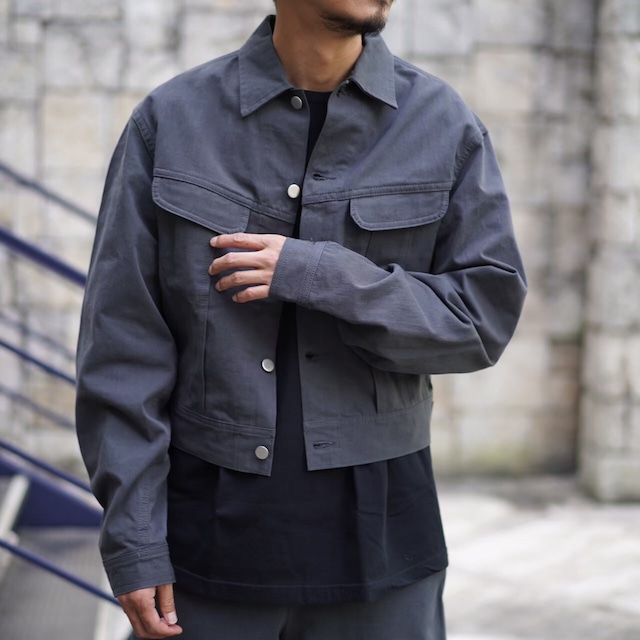 TUKI(ツキ) / cowboy jacket -steel blue-