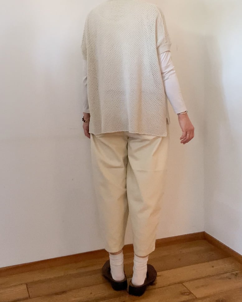 evam eva linen cotton vest リネンコットンベスト | evam eva 通信