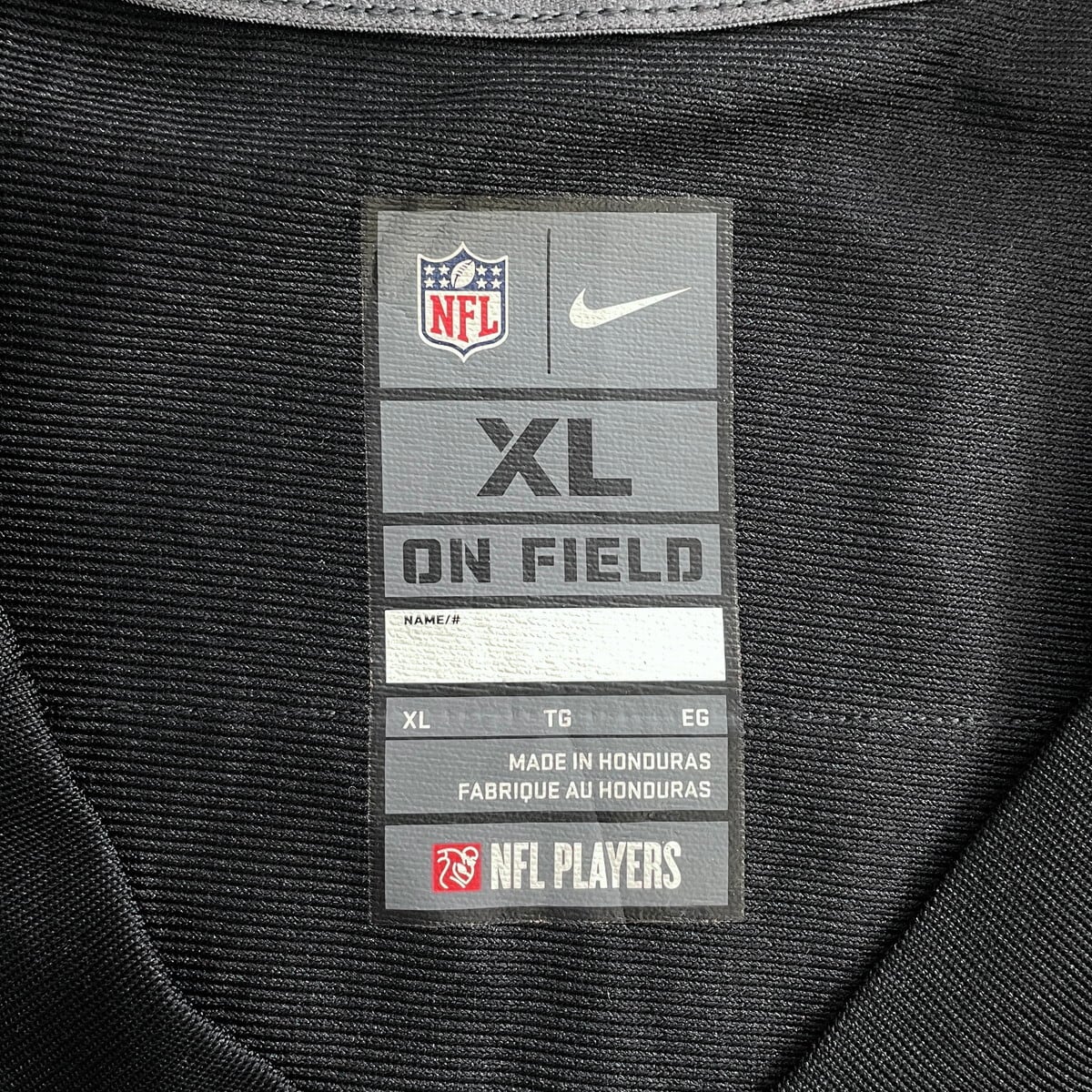 NIKE ナイキ NFL Las Vegas Raiders フットボールシャツ メンズXL 古着