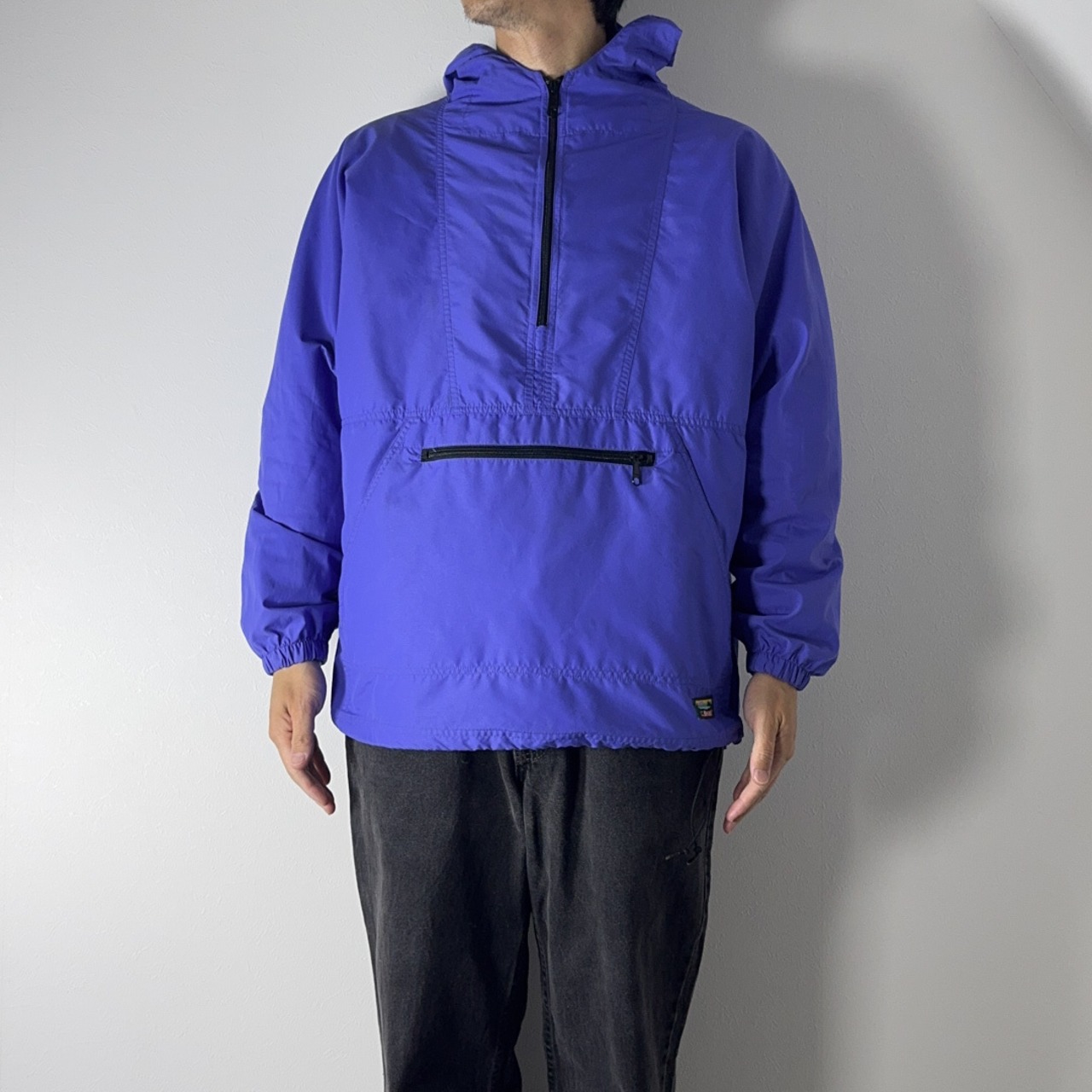 90s L.L.Bean Nylon Anorak "made in USA" purple L 古着 - 15
