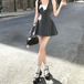 2色／ポイントレースホルターネックドットワンピ ・78505