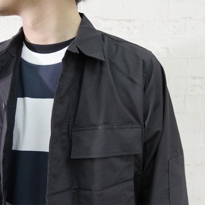 【MILITARY DEADSTOCK(ミリタリーデッドストック)】US ARMY BDU Jacket BLACK357 Deadstock ユーエスアーミーBDU ブラック357デッドストック