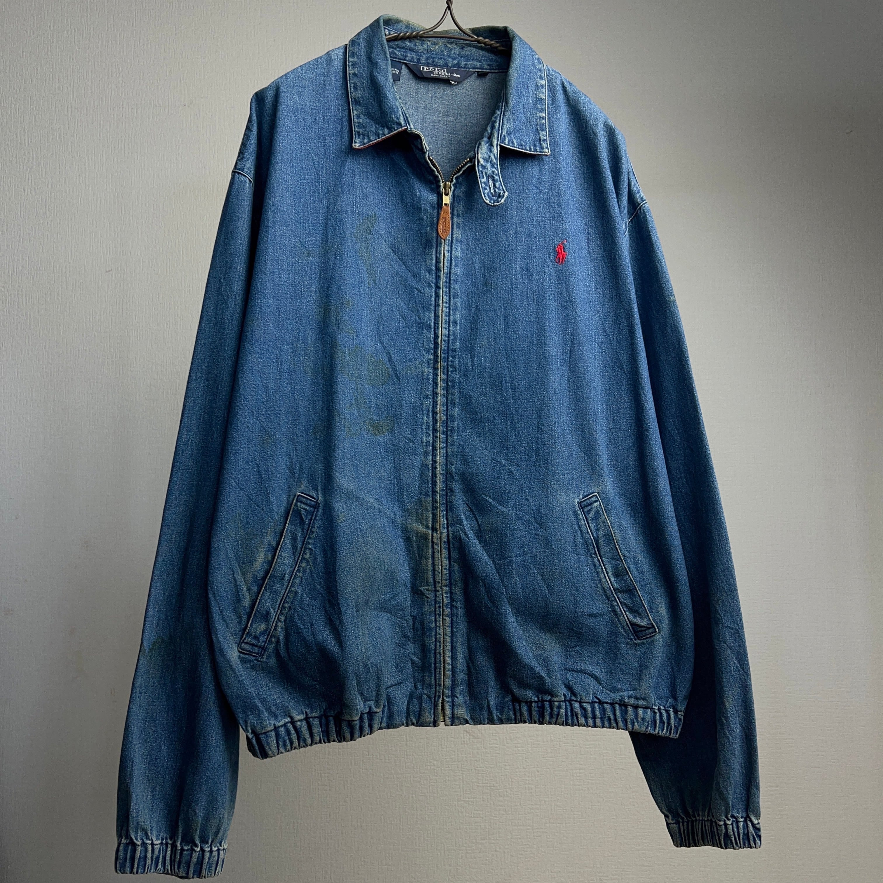 80s vintage polo denim jacketGジャン/デニムジャケット