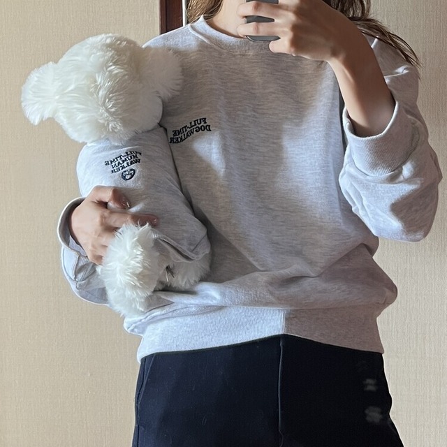 〈予約アイテム〉PEBBLES / スウェット for humanwalkers (navy)