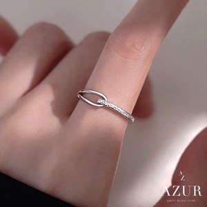 ダブルレイヤーダイヤモンドカットリング