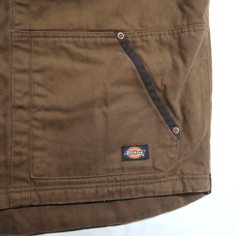 古着 ディッキーズ Dickies ダック ボア ベスト ブラウン 表記：XL
