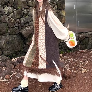 ゆったりパフ袖 ギャザーワンピース Y 11161