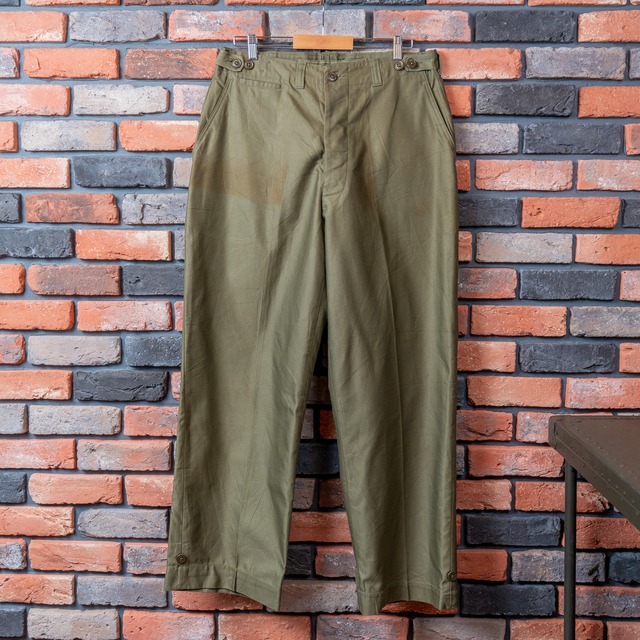 【DEADSTOCK】U.S.Army M-43 Field Trousers "36✕30" 実物 アメリカ軍 M-1943 フィールドパンツ デッドストック 希少 USP947