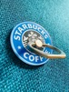 ★大人気★スタバ・スマホリング★ブルー