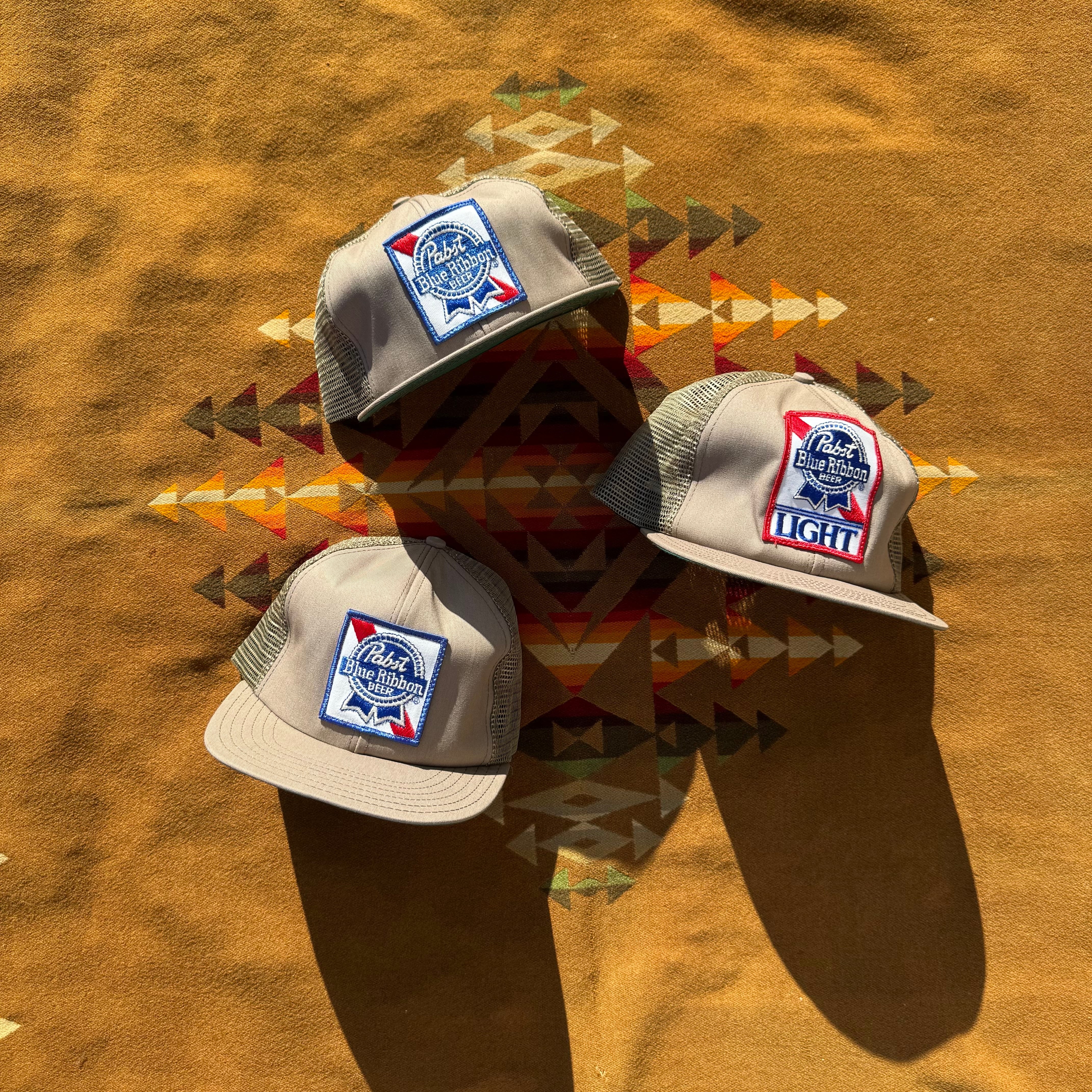 80's PABST BLUE RIBBON "Unitog" Deadstock Trucker Hat