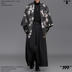 RFDRFD 26AW アンクル丈 和モダン ワイドプリーツパンツ
