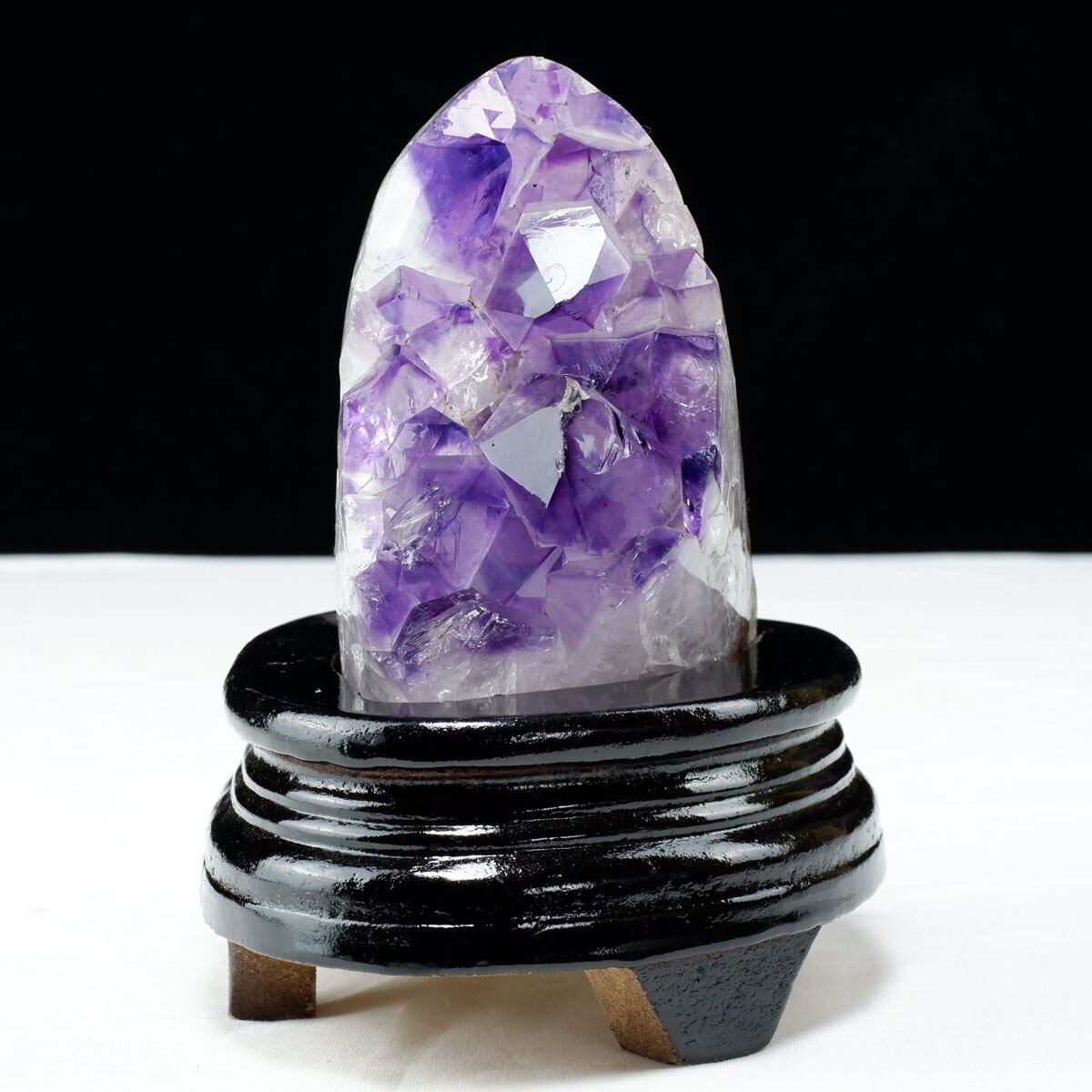 アメジスト 原石 ウルグアイ産 アメジスト クラスター amethyst 台座付属 一点物 182-8796