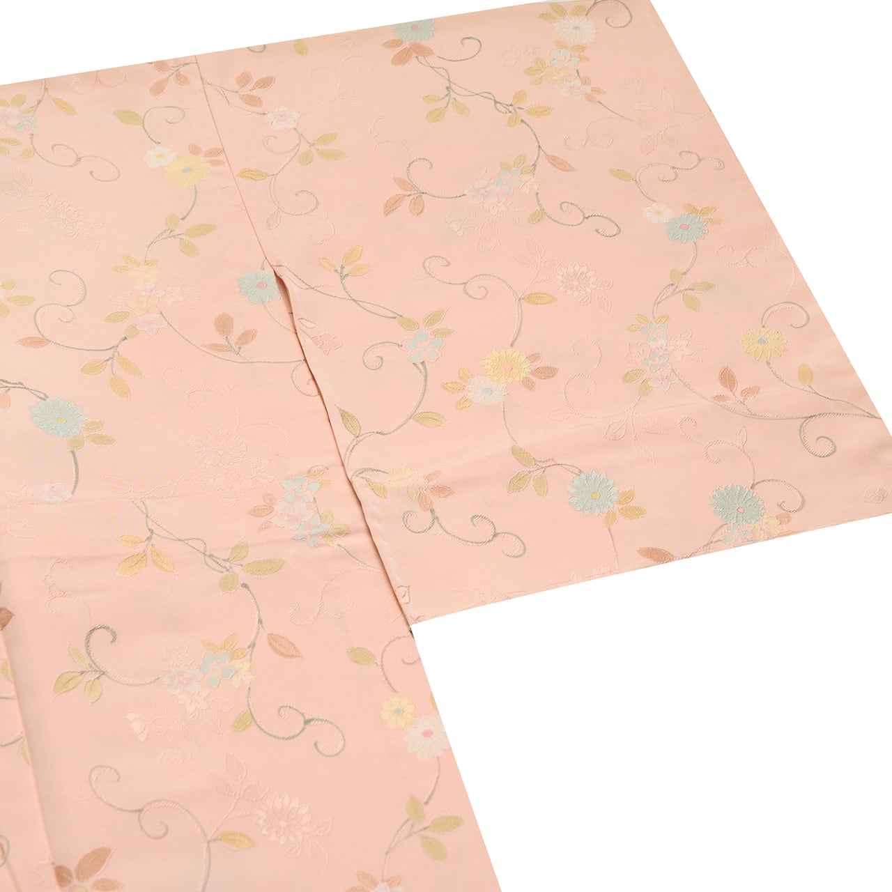 花唐草の模様 地紋起こし小紋 単衣着物【未着用品】 | かわの屋