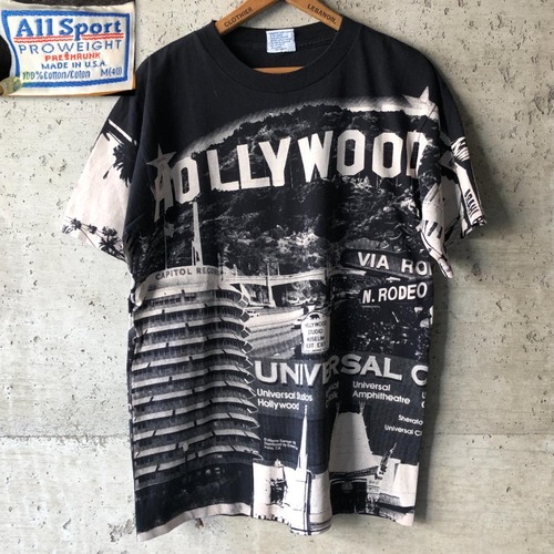 XZ475 90s Tシャツ モスキートヘッド ハリウッド USA製 ビンテージ