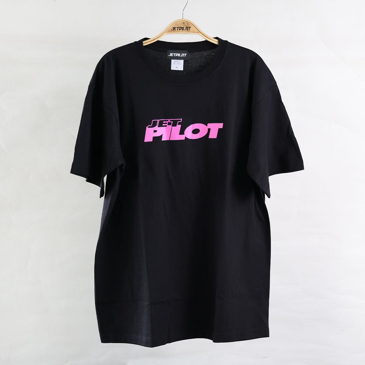 日本限定】ヴィンテージ TEE ブラック ピンク JJP26632 JETPILOT