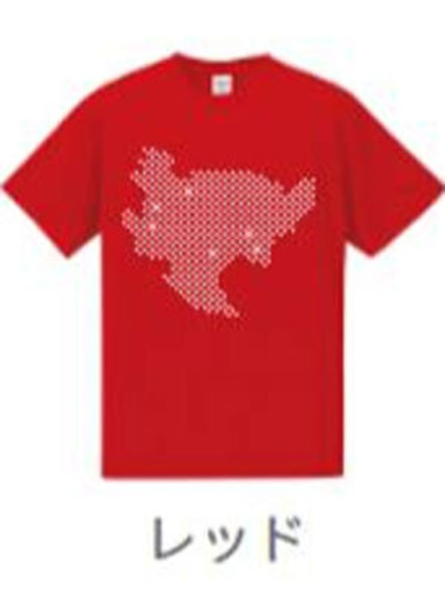 【Tシャツ単品】(SAGA県Ｔシャツ）／ 色：レッド