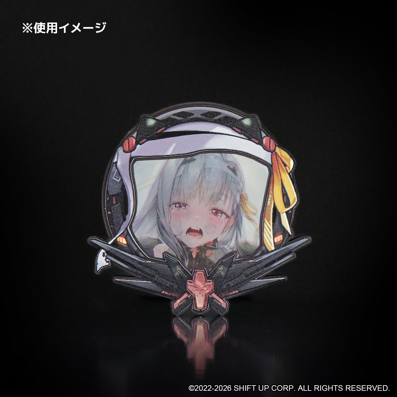 勝利の女神 NIKKE モダニア バースト缶バッジ 10個セット ストア限定】『勝利の女神：NIKKE』 缶バッジラバーホルダー モダニア