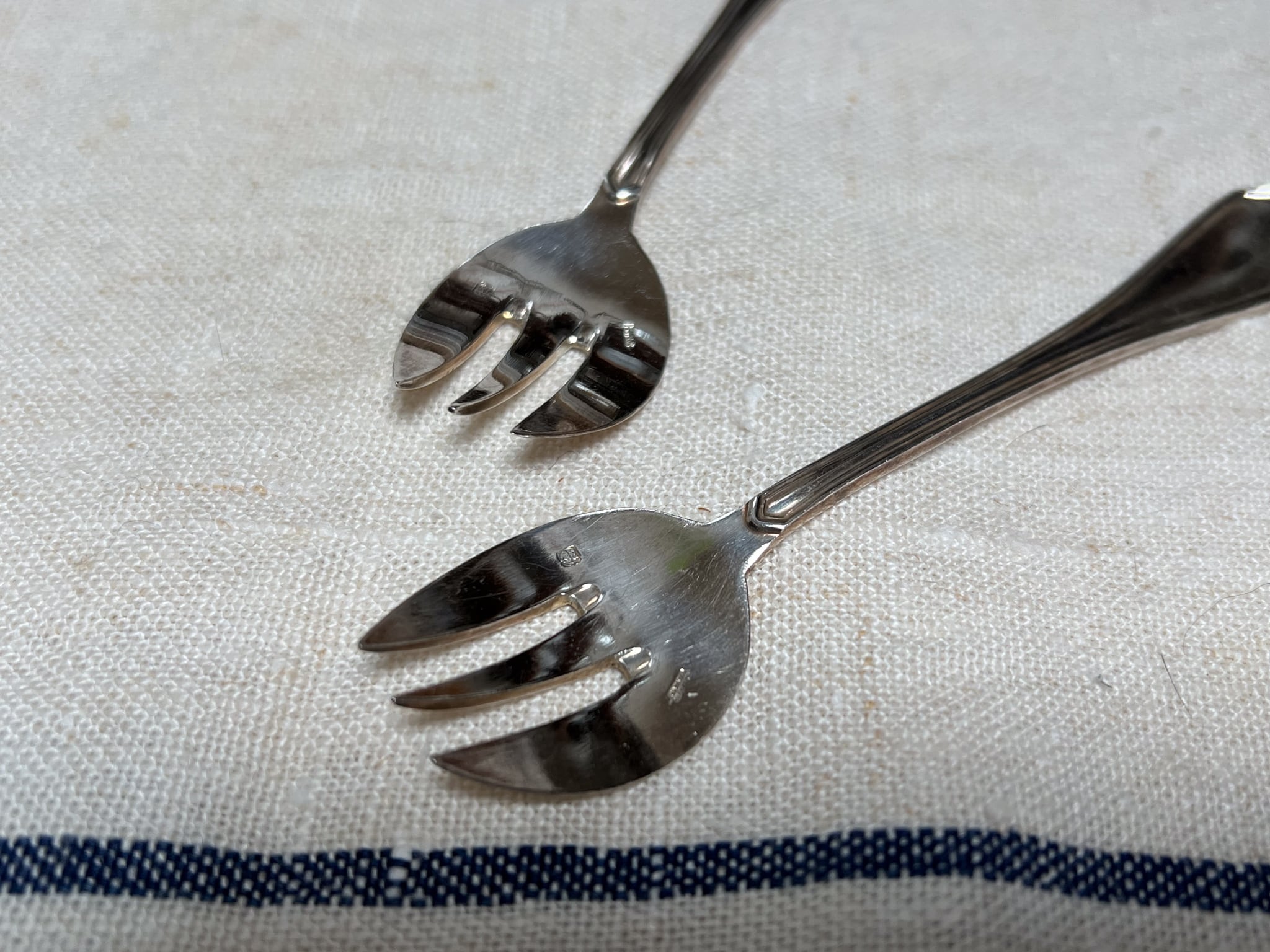 オイスターフォーク RAVINE d'enfert社製 銀メッキ フランスアンティーク ヴィンテージ