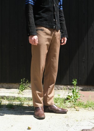 DIRK BIKKEMBERGS zip gimmick tapered trousers