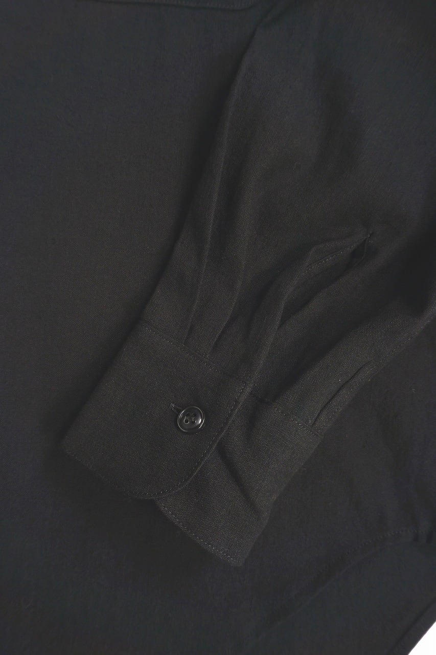 Li. Co. Poplin Open Collar Shirt