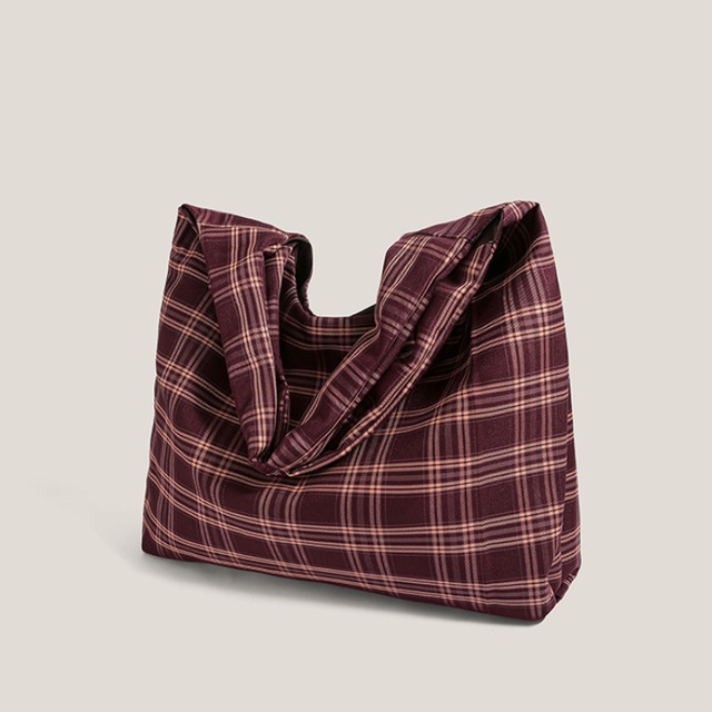 color check shoulder bag　カラーチェック柄ショルダーバッグ　J1453