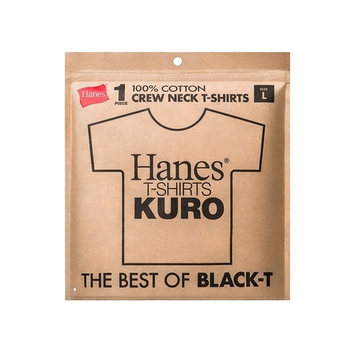Hanes® T-SHIRTS KURO　Black