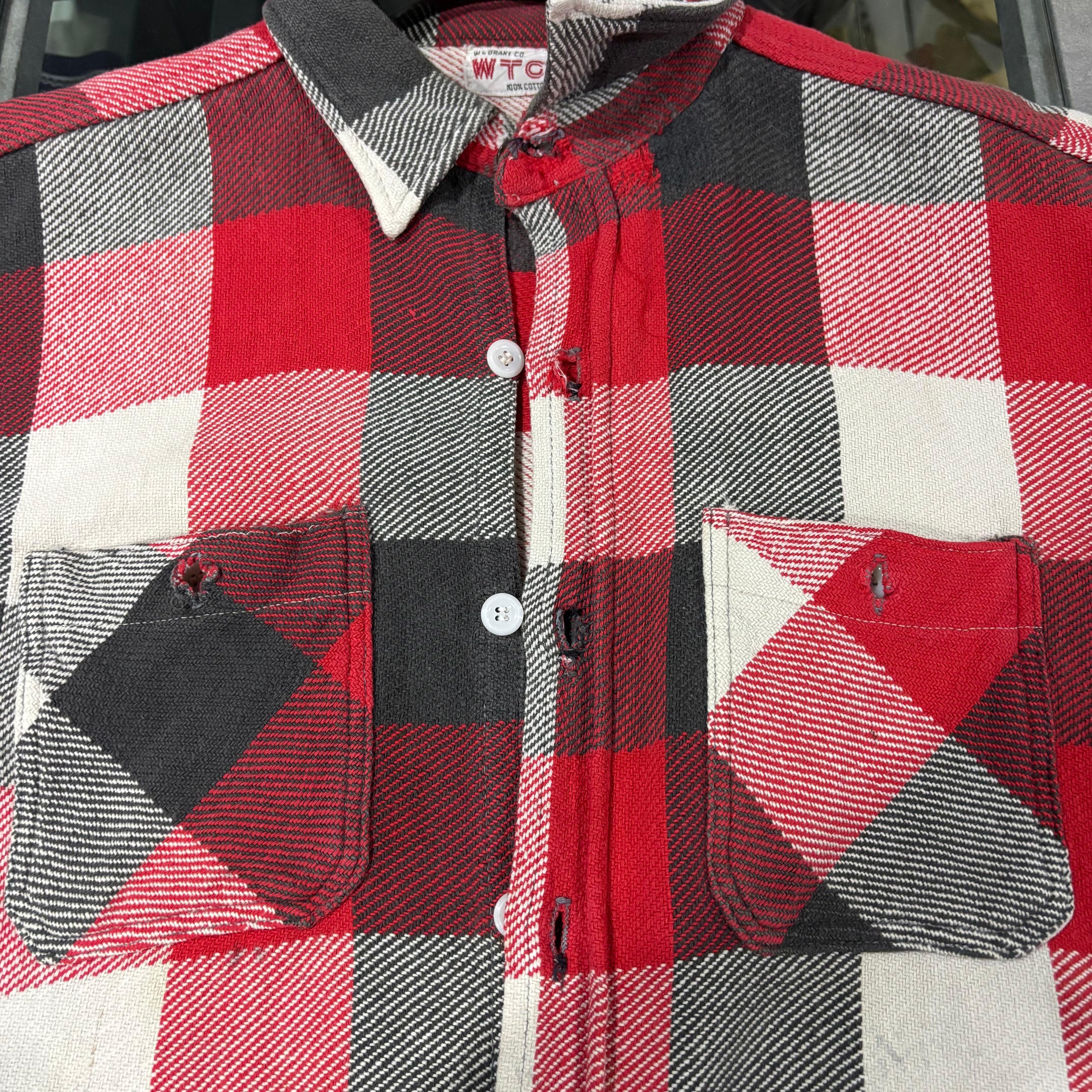 60s【W.T.GRANT】L/S Flannel Shirt | the Holic vintage clothing