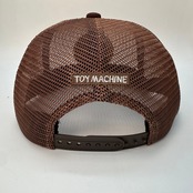 TOY MACHINE/トイマシン　フラットメッシュキャップ　ブラウン