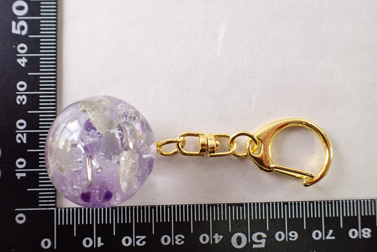 アメジストレジンチャーム　 [D4-127]