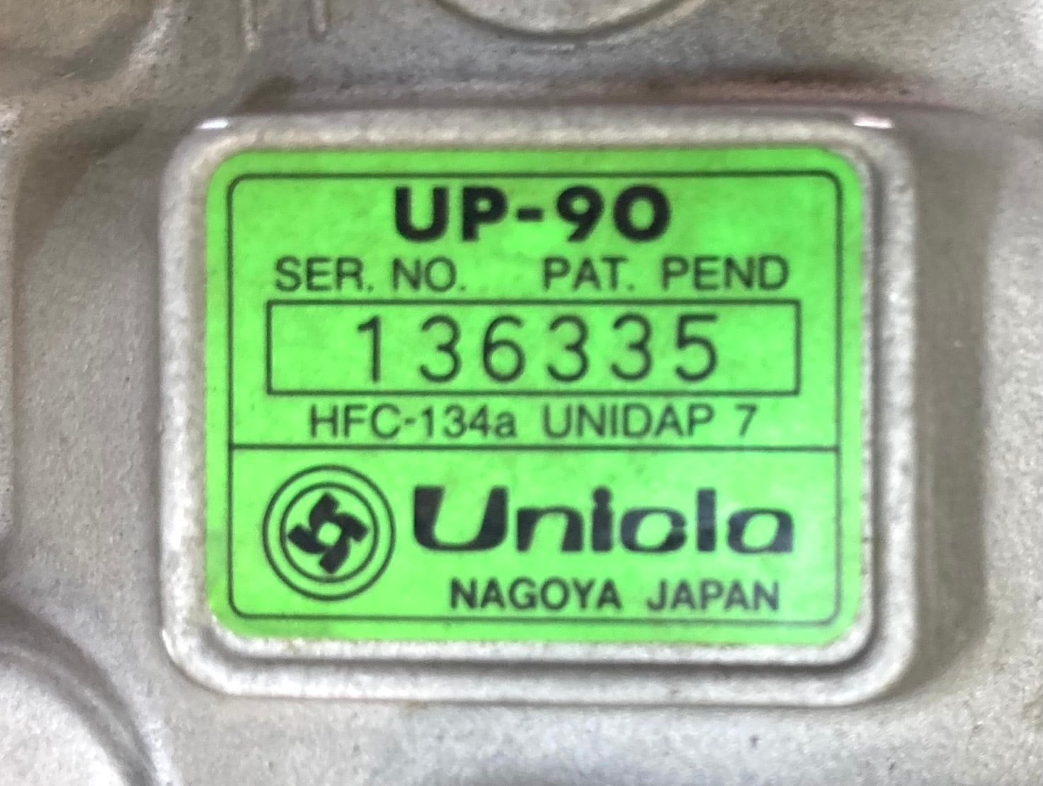 NOS】エアコン コンプレッサー Mpi ラストミニ専用品 ユニクラ純正