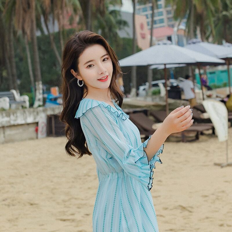 ワイドスリーブワンピース