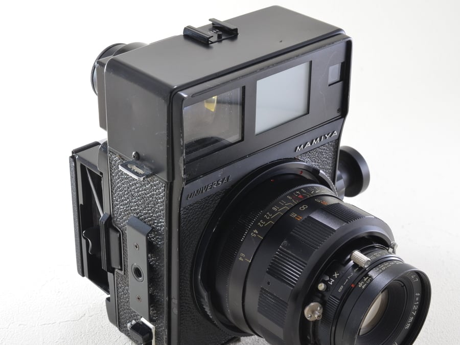 Mamiya UNIVERSAL PRESS / SEKOR 127mm F4.7 ユニバーサルプレス ...