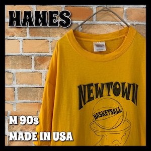 【HANES】90s ヴィンテージ Tシャツ バスケットボール アメリカ古着