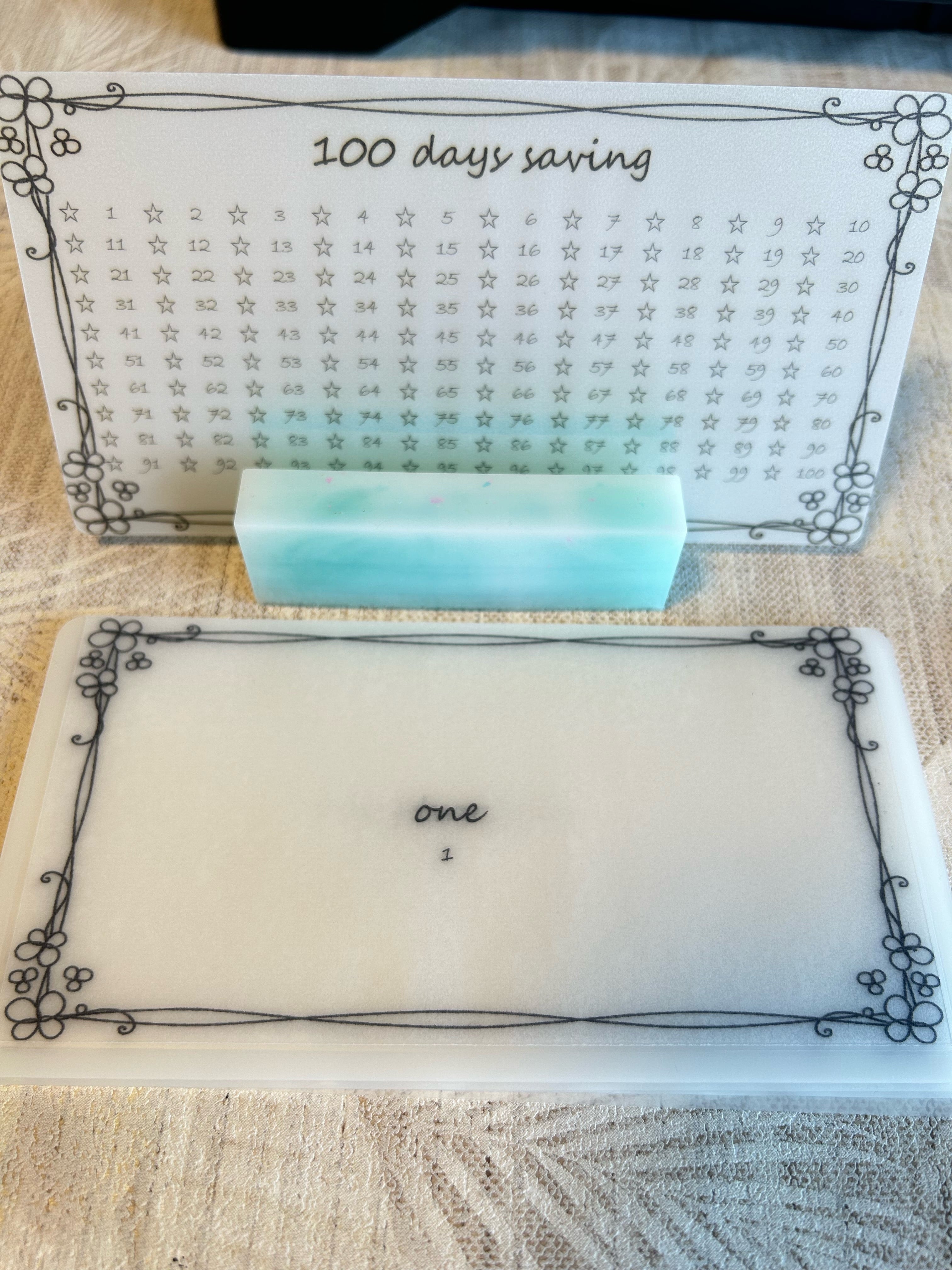 即購入OK★30dayssavings challenge月うさぎ 長方形 即購入OK☆30dayssavings challenge月うさぎ 長方形