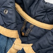 LAVENHAM ラベンハム デニム地 キルティング ジャケット 36 /英国製/イギリス製/インディゴ