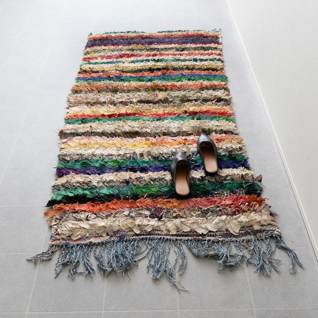 【Vintage】モロッコ・ヴィンテージラグ BC-17 "80cm×187cm"