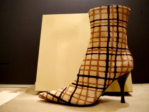 美品★SergioRossi セルジオロッシ ハラコ ブーツ38★