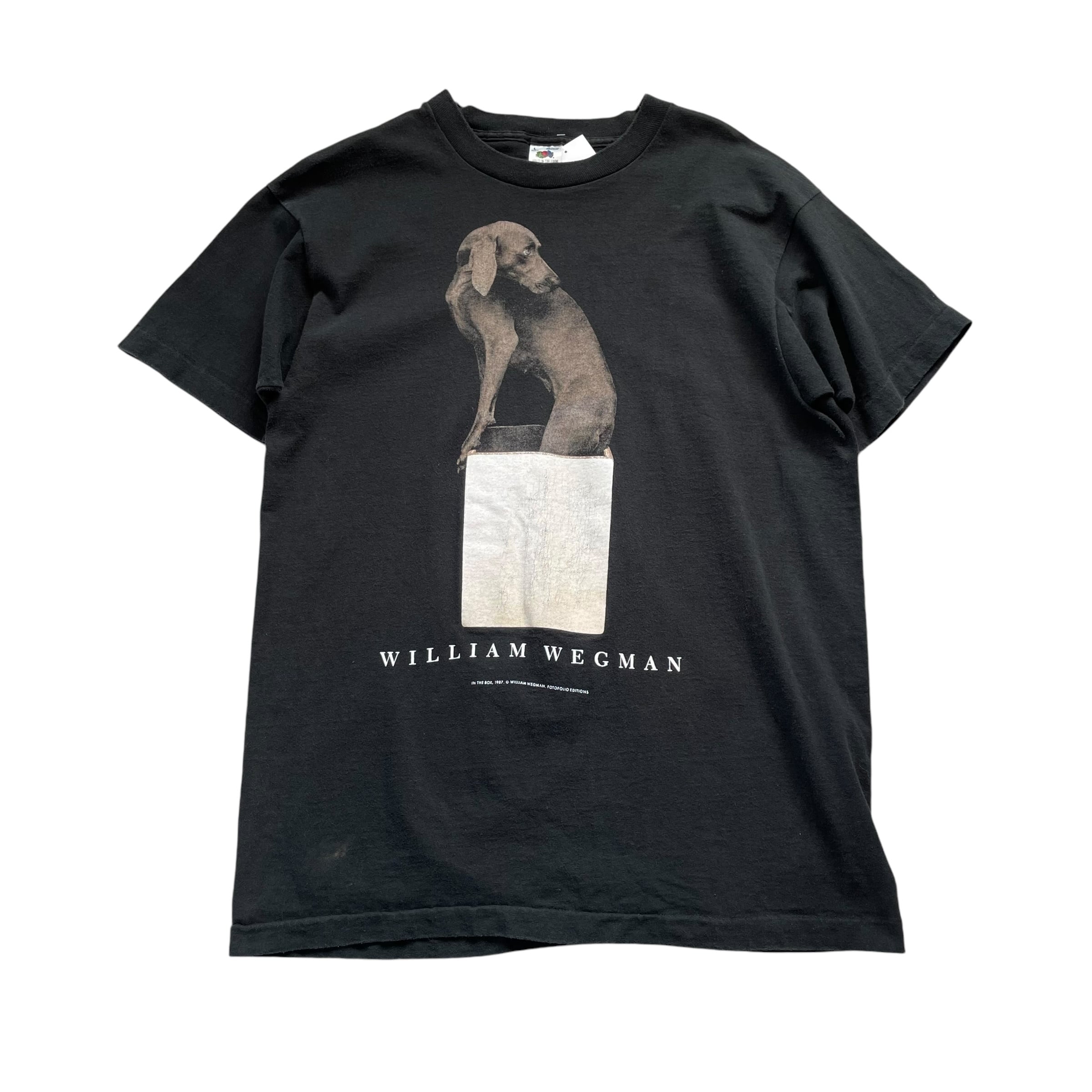 1990s WILLIAM WEGMAN "In The Box 1987" photo T-shirt