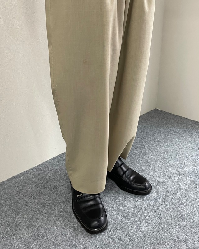 【Dior】2-pleats colored slacks