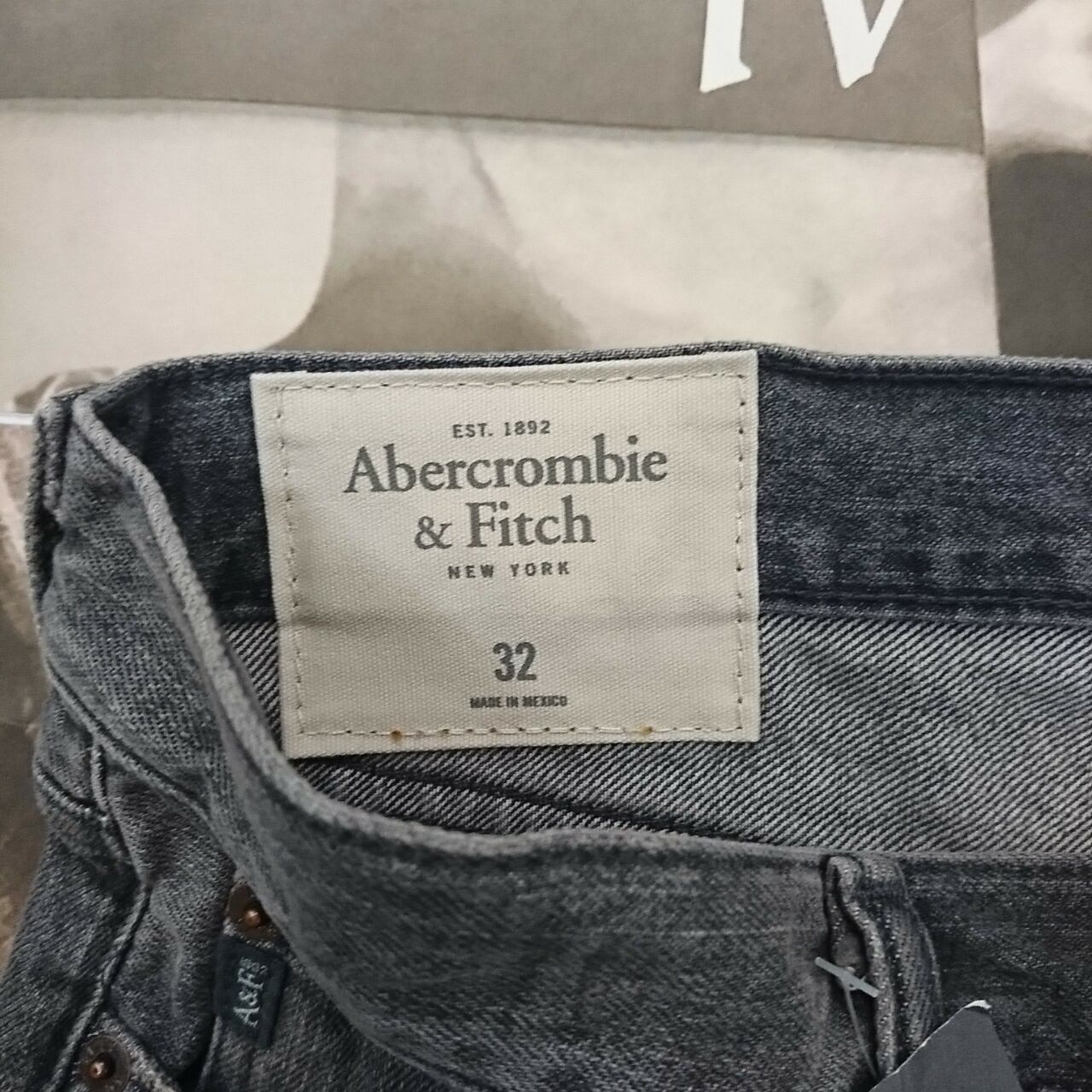 Abercrombie&Fitchメンズデニムハーフパンツ32インチ | ALI神戸店 powered by BASE