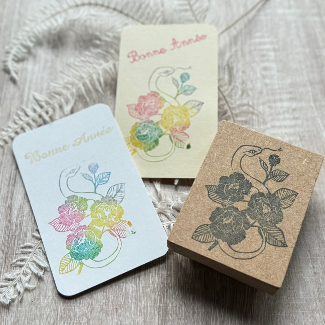 はんこ ハンコ かわいい イラスト キャラクター 年賀状 2025 巳 ヘビ へび 蛇 消しゴムはんこ スタンプ 普段使い ナチュラル おしゃれ