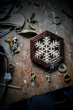 FU-RIN KAZAN 「ヘキサコースター粉雪グラス ローズウッド」