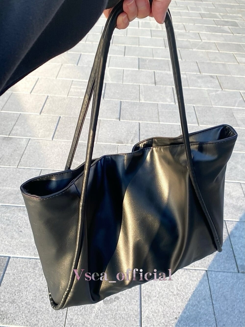 Vsea】PUソフトのトートバッグ!通勤にも普段使いにも合わせやすい Vsea】PUソフトのトートバッグ!通勤にも普段使いにも合わせやすい