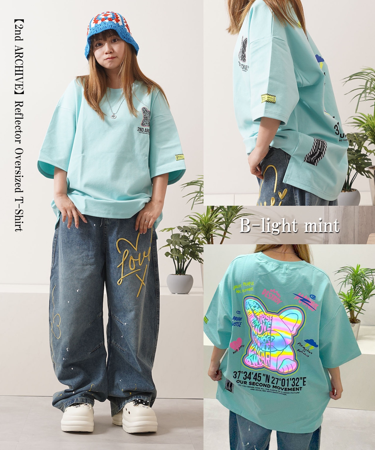 ◆2nd ARCHIVE リフレクター Tee◆kr-25001