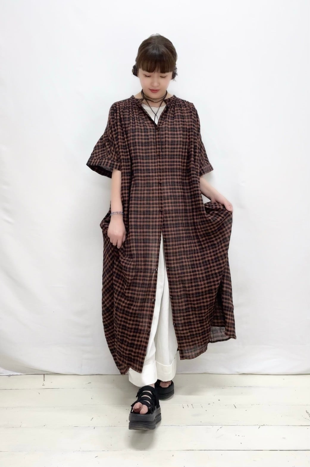 Gauze#】ameriフリルサロペット / G1172 | syozikiya online shop