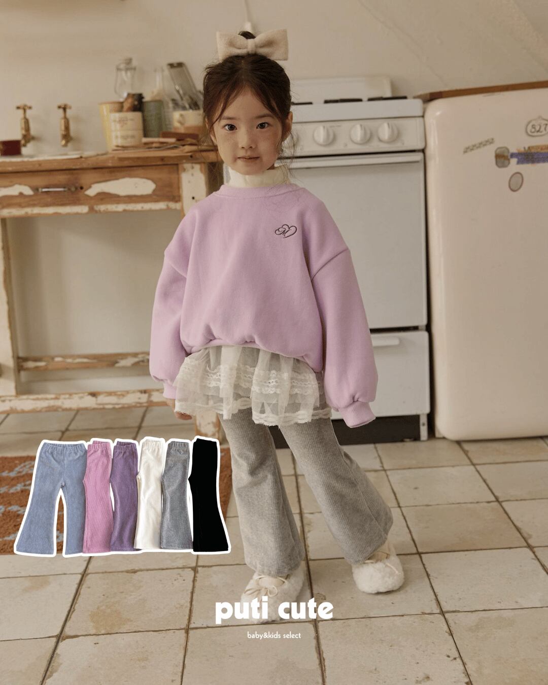 80-140 ꒰ 予約 ꒱ Velour bootcut / MELIKEY ⸝⋆
