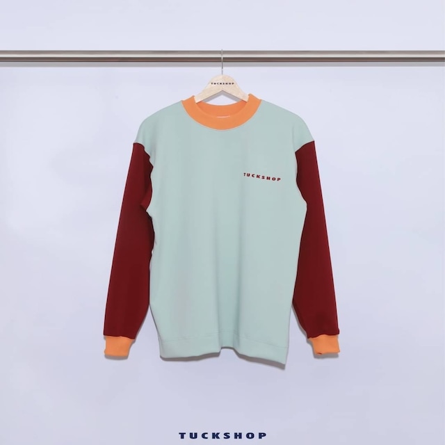 TRICO LONG SLEEVE CUT SEW（MINT GREEN）