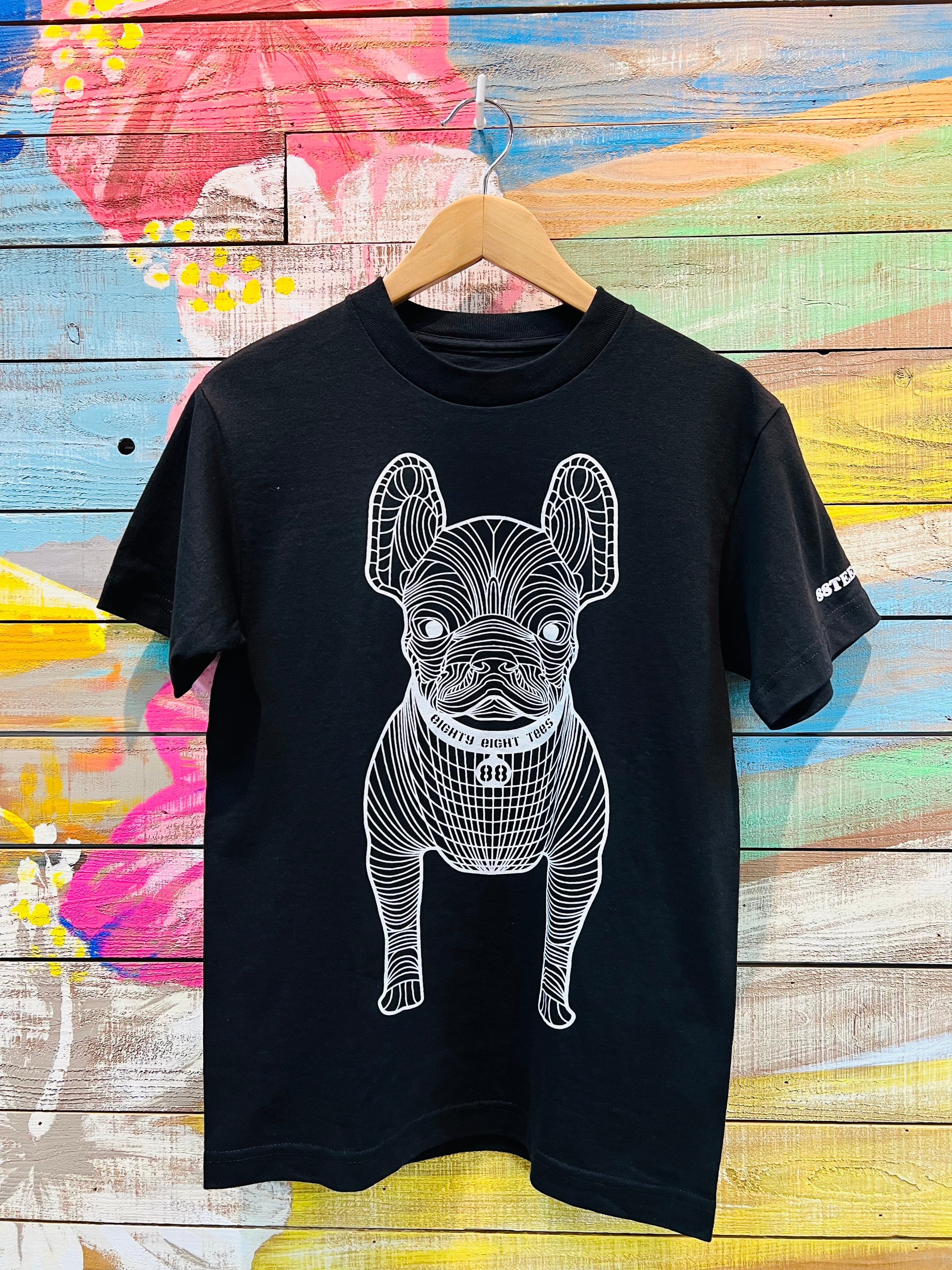 88tees】Tシャツ（ブラック:フレンチブルドッグ）Sサイズ | LeaLea  