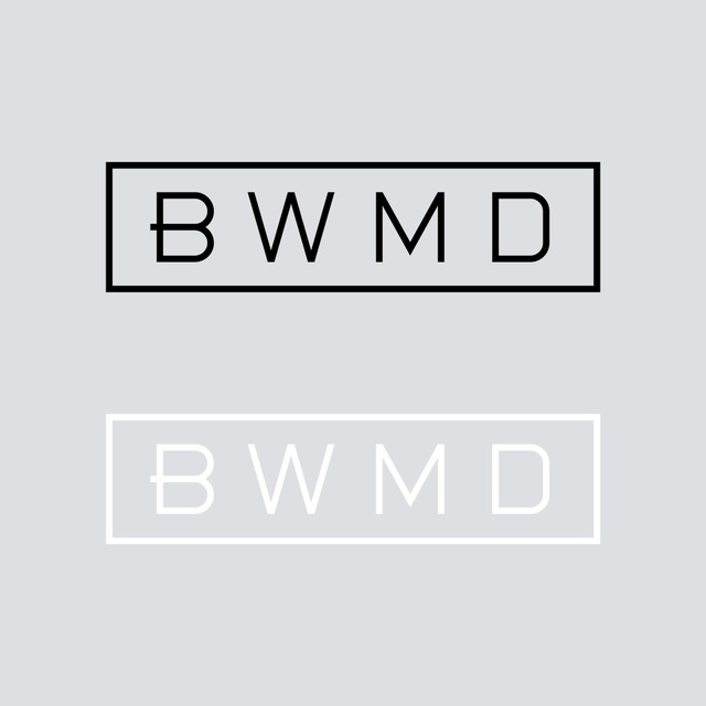 BWMD LOGO CUTTING STICKER 【 M 】